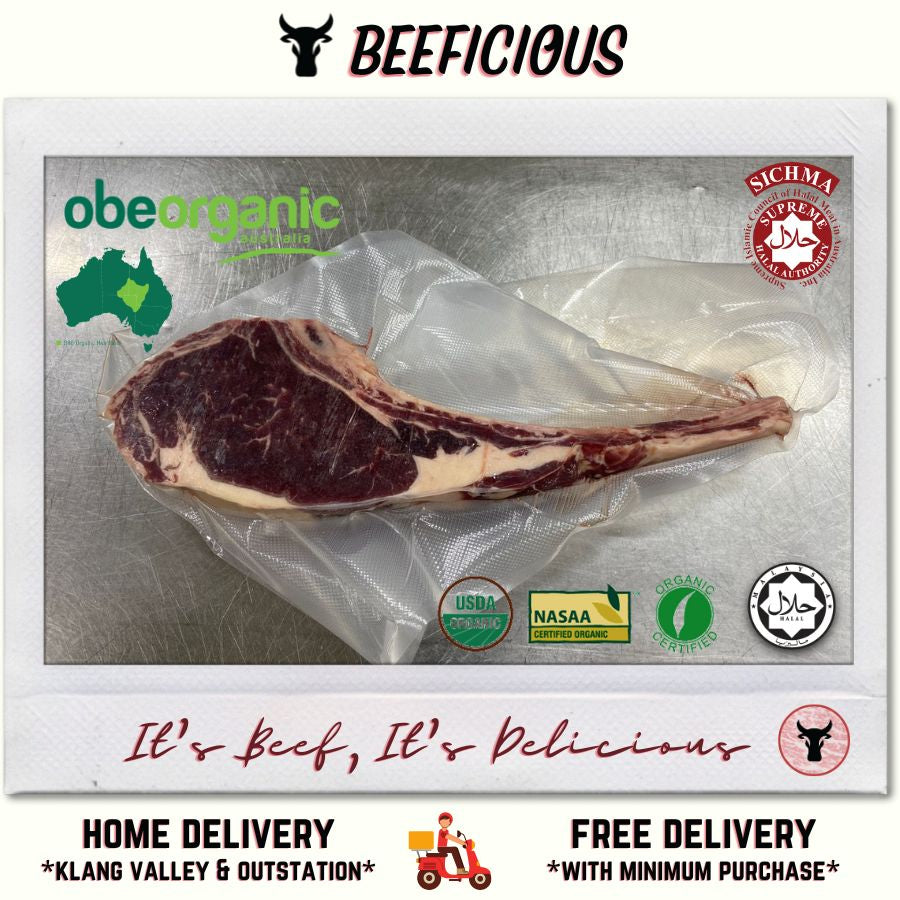 Aust 100% Organic GrassFed Tomahawk